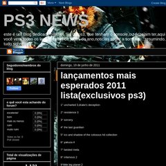  Início, Postagens (Atom), Início, lançamentos ps3