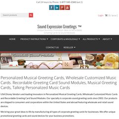 Musical Greeting Cards; Personal, Corporate / Business Gifts