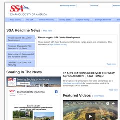 Soaring Society of America, the source for Gliding in the USA