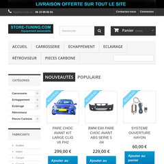 store-tuning.com boutique, prestashop