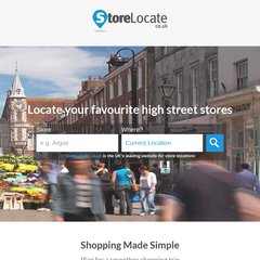storelocate.co.uk store, shop, opening times