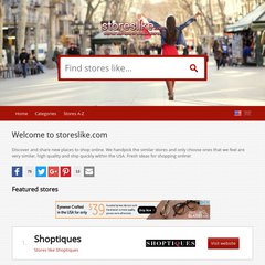 Discover and share similar stores | storeslike