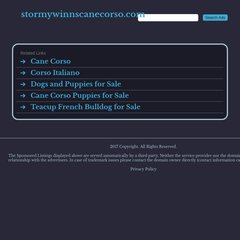 stormy winns cane corso