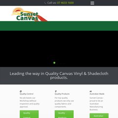 Sunset Canvas for swags, canvas car seat covers,portable shade,awnings,shade canopies