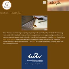 Superior Inglês | Traduções, Revisões, e Aulas