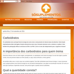 Blog da Sósuplementos