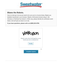 Welcome to Sweetwater.com | Call Us @ 800 222 4700