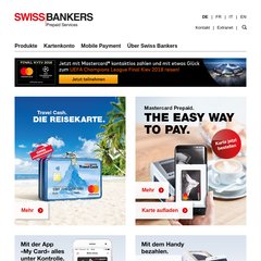 swissbankers.ch Extranet, Travelers Cheques, Easy Cash