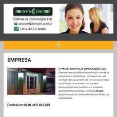 SYNCOM Sistema de Comunica&ccedil;&otilde;es Ltda