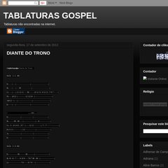 TABLATURAS GOSPEL
