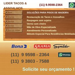 tacoseassoalhos - LIDER TACOS & ASSOALHOS (11) 3384 - 0741
