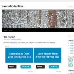 cantinhodalilian | Só mais um site WordPress.com