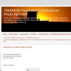 TAKEMORI Agrícola - Peças para Colheitadeiras TAKEMORI Agrícola - Peças para Colheitadeiras