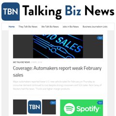 Talking Biz News | A business journalism site for pens in pursuit of the bottom line