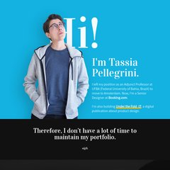 Tassia Pellegrini - Web and Graphic Designer