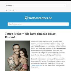 tattoo kosten rechner