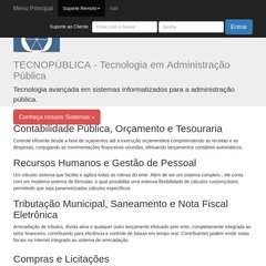 tecnopublica.com.br contabilidade, publica, software