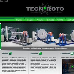 Tecnoroto, Fabricação de Máquinas de Rotomoldagem, localizada em Americana-SP,