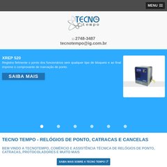 Tecno Tempo - Relógio de Ponto, Cartão de Ponto, Ponto digital e eletrônico,