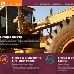 Tercunha - Aluguel de máquinas para terraplenagem e equipamentos para geração de energia