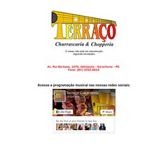 Terra&ccedil;o - Churrascaria e Chopperia