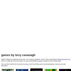 Terry Cavanagh Games