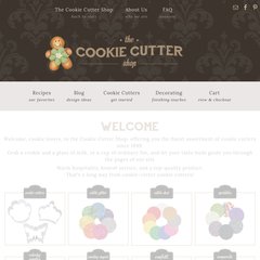 thecookiecuttershop.com cookie cutters, cookie recipes, cookie cutters wholesale