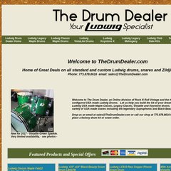 Buy Ludwig drums, components, shell packs, snares and drum kit close outs for sale