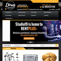 The Drum Shop Newcastle, Drum Kits, Cymbals, Drum Heads, Percussion, Snares, Australia's