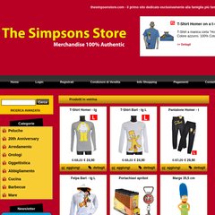 thesimpsonstore.com - The Simpsons Store - gadget, peluche, abbigliamento, t-shirt