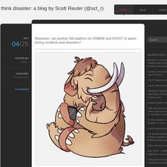 think disaster: a blog by Scott Reuter (@sct_r) | disaster preparedness, response and recovery