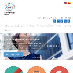 Think English - Ingl&ecirc;s at&eacute; no pensamento