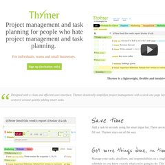 Thymer - Super easy Planning, Task and Project Management