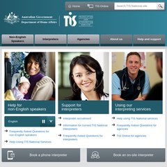 tisnational.gov.au Translating and Interpreting Service , TIS National , telephone interpreting 