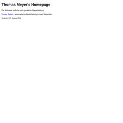 tmeyer.de thomas meyer, bremen, programming