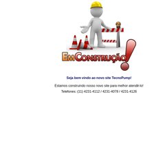 Tecno Pump - Site em Manutenção
