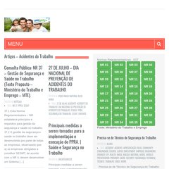 Saúde e Segurança no Trabalho - TST, Cursos, Vídeos, Fotos, Apresentações,