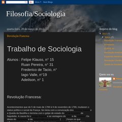 Filosofia/Sociologia
