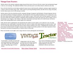 Vintage & Classic Farm Tractors