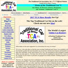 Traditional Cat Association, Inc. Official Website