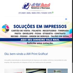 AW PRINT GRÁFICA E EDITORA