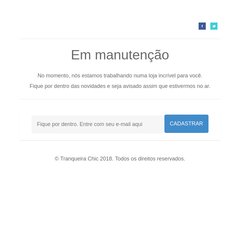 Tranqueira Chic! &mdash;