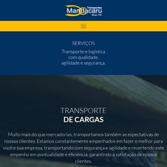 Trans mandacaru - Site em Desenvolvimento