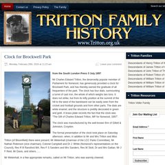 Tritton Family History | Tritton Genealogy