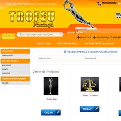 Arte venda -troféu-pintura em tela -maringa curitiba-londrina-pr-troféu personalizado