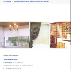 Cortinas, Persianas e Pisos | Tropical Decorações