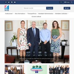 trtes.jus.br Escola Judicial, Cidadão, Advogado