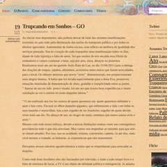 trupcandoemsonhos.wordpress.com TRUPCANDO EM SONHOS, Início, O Projeto