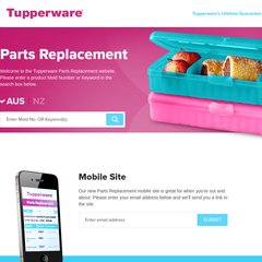 au tupperware replacement parts