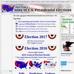 uselectionatlas.org presidential, elections, us